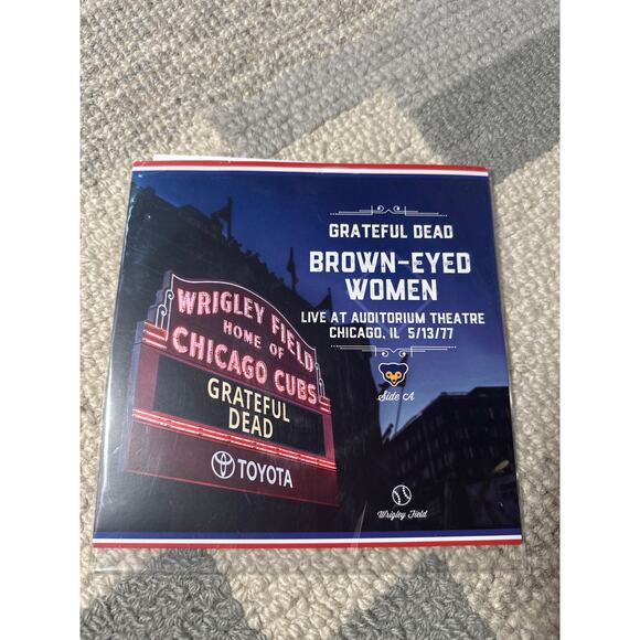 Chicago Cubs Grateful Dead Brown Eyed Woman Vinyl Album Auditorium Theater 2019 - Picture 2 of 5